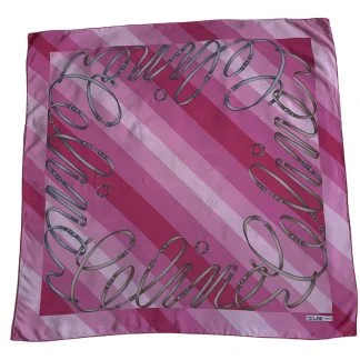 Foulard vintage soie Celine Paris